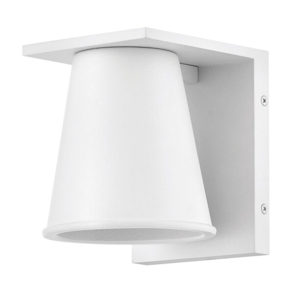 Applique murale extérieure blanche LED GU10 IP44 15,4 cm de haut petite