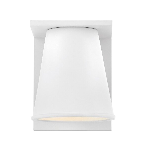 Applique murale extérieure blanche LED GU10 IP44 15,4 cm de haut petite