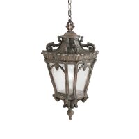 Lampe à suspendre AMELIA aluminium antique...