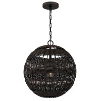 Suspension extérieure abat-jour corbeille E27 IP44...