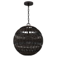 Suspension extérieure abat-jour corbeille E27 IP44...