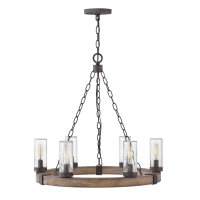 Kronleuchter außen Ø 61 cm IP44 E14 Metall...