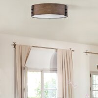 Lampe dextérieur ronde D : 38,1 cm IP44 E14 aspect...