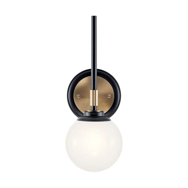 Badezimmerlampe IP44 LED G9 34,8 cm hoch Metall Glas