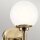 Wandleuchte Bad Kugelschirm H: 34,8 cm mit LED G9 3000K