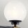 Badezimmerleuchte LED G9 Glas Metall IP44 B:37,3 cm Kugel
