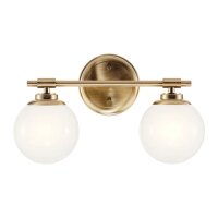 Luminaire de salle de bain mural avec 2x G9 LED 37,3 cm...