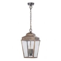 Suspension dextérieur FREDDIE laiton verre inoxydable