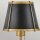 Wandlampe mit Schalter 40cm hoch E27 Metall in Messing Schwarz
