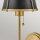 Wandlampe mit Schalter 40cm hoch E27 Metall in Messing Schwarz
