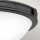 Deckenlampe Metall Glas D: 34,6 cm rund 2x E27