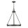 Lampe à suspendre métal verre Ø 54,3 cm H : max. 377 cm 4x E14