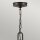 Lampe à suspendre métal verre Ø 54,3 cm H : max. 377 cm 4x E14