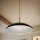 Lampe à suspendre métal E27 Ø 50,8 cm en bronze noir