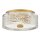 Deckenlampe E27 Kristall rund D: 30,5 cm in Messing Antik