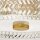 Deckenlampe E27 Kristall rund D: 30,5 cm in Messing Antik