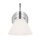 Wandlampe Bad Chrom mit LED G9 IP44 3000 K Glas Metall