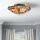 Deckenlampe Tiffany Stil rund Ø 40,7 cm Metall Glas 2x E27