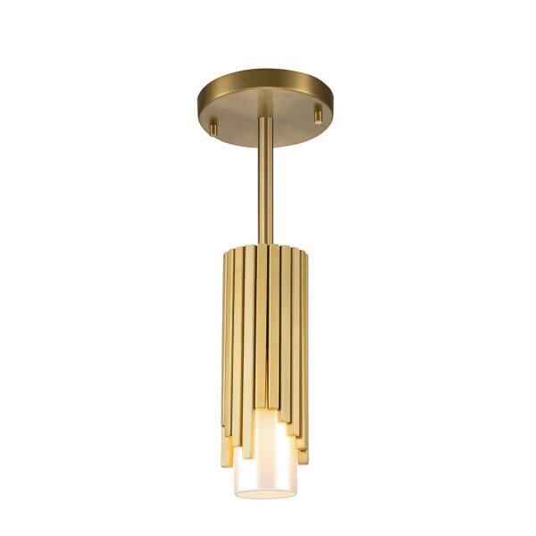 Deckenleuchte verstellbar Metall Glas Modern H: max. 126,1 cm
