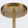 Deckenleuchte verstellbar Metall Glas Modern H: max. 126,1 cm