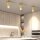 Deckenleuchte verstellbar Metall Glas Modern H: max. 126,1 cm