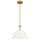 Suspension Blanc Laiton antique H : max. 130,9 cm Métal E27