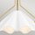 Suspension Blanc Laiton antique H : max. 130,9 cm Métal E27