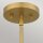 Suspension Blanc Laiton antique H : max. 130,9 cm Métal E27