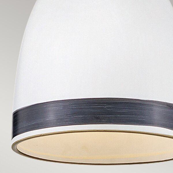 Lampe à suspendre céramique E27 Ø 25,4 cm Design rétro