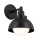 Lampe dintérieur 3 en 1 mur plafond suspension noir métal verre