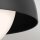Lampe dintérieur 3 en 1 mur plafond suspension noir métal verre