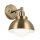 Innenleuchte 3-in-1 Wand Decke Hänge Metall Glas in Bronze