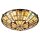 Deckenleuchte Tiffany Stil Buntglas Ø 42 cm rund 2x E27