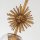 Lampe à suspendre verre métal L : 18,4 cm E14 réglable or antique