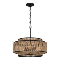 Suspension corde métal D : 50,8 cm H : max. 233,3...