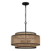 Suspension corde métal D : 50,8 cm H : max. 233,3...