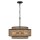 Suspension corde métal D : 50,8 cm H : max. 233,3 cm Boho