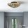 Lampe de plafonnier vitrail Ø 42 cm rond 2x E27 style Tiffany