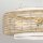 Suspension verre corde métal E27 D : 50,4 cm rond 4x E27