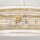 Suspension verre corde métal E27 D : 50,4 cm rond 4x E27