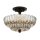 Deckenlampe Rauchglas D: 29,7 cm E14 3-flammig