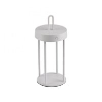 Lampe de table LED rechargeable aluminium dimmable IP44...