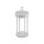Lampe de table LED rechargeable aluminium dimmable IP44 28,4 cm blanc