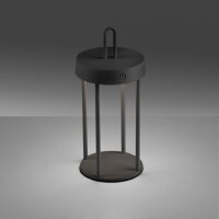 Lampe de table LED à accu aluminium dimmable IP44...