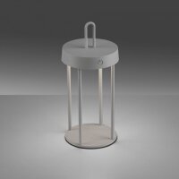 Lampe de table LED rechargeable Aluminium dimmable IP44 2...