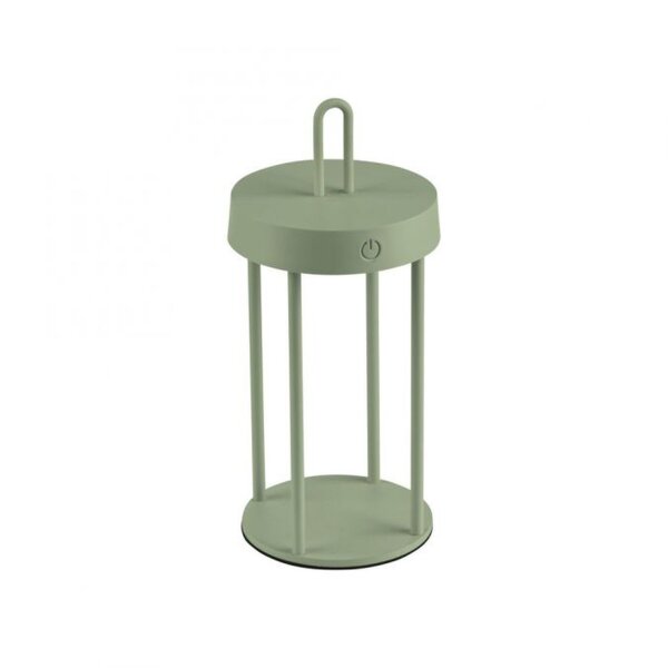 Lampe de table LED rechargeable Aluminium dimmable IP44 2 W Vert