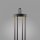 Lampe de table LED rechargeable métal dimmable IP44 2 W noir