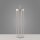 Lampe de table LED rechargeable métal dimmable IP44 2700 K Greige