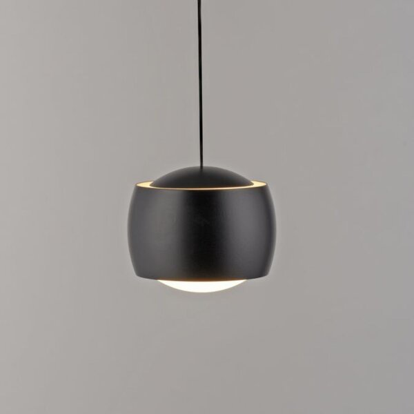 Suspension LED métal blanc chaud 3000 K 800 lm noir