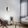 Applique LED métal dimmable 3000 K noir laiton
